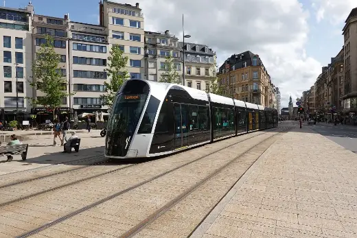 Bonde na Cidade do Luxemburgo