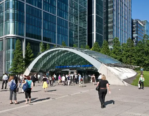 Estação de metrô em Londres