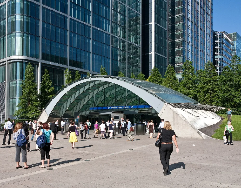 Estação de metrô em Londres
